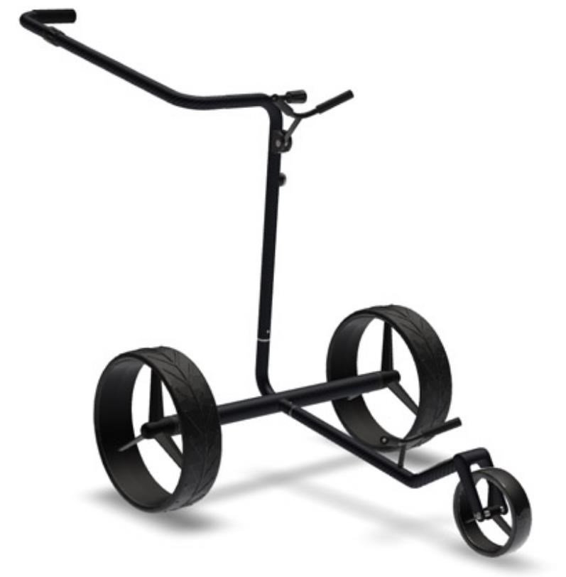 JuCad Phantom Titan Black on Black 3.0 elektrische trolley, titanium
