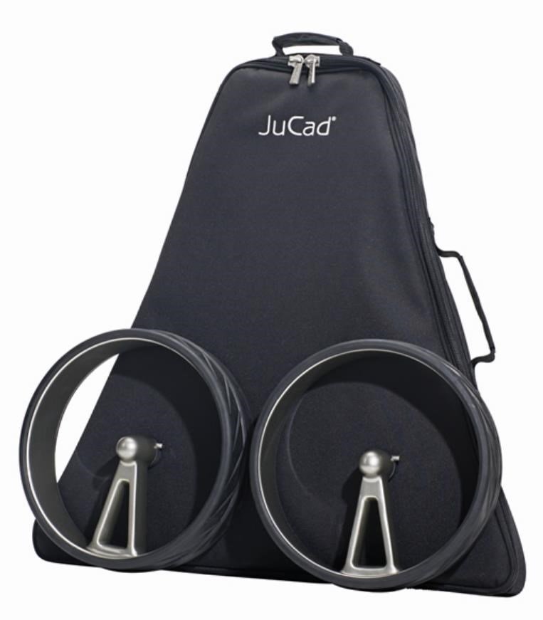 JuCad Phantom Titan Black on Black 3.0 elektrische trolley, titanium