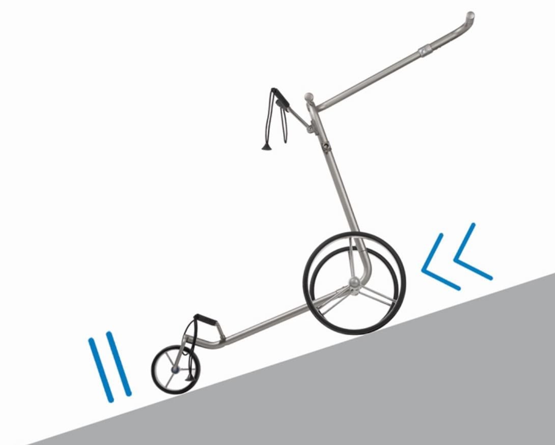 JuCad Phantom Titan eX 3.0 elektrische trolley, titanium