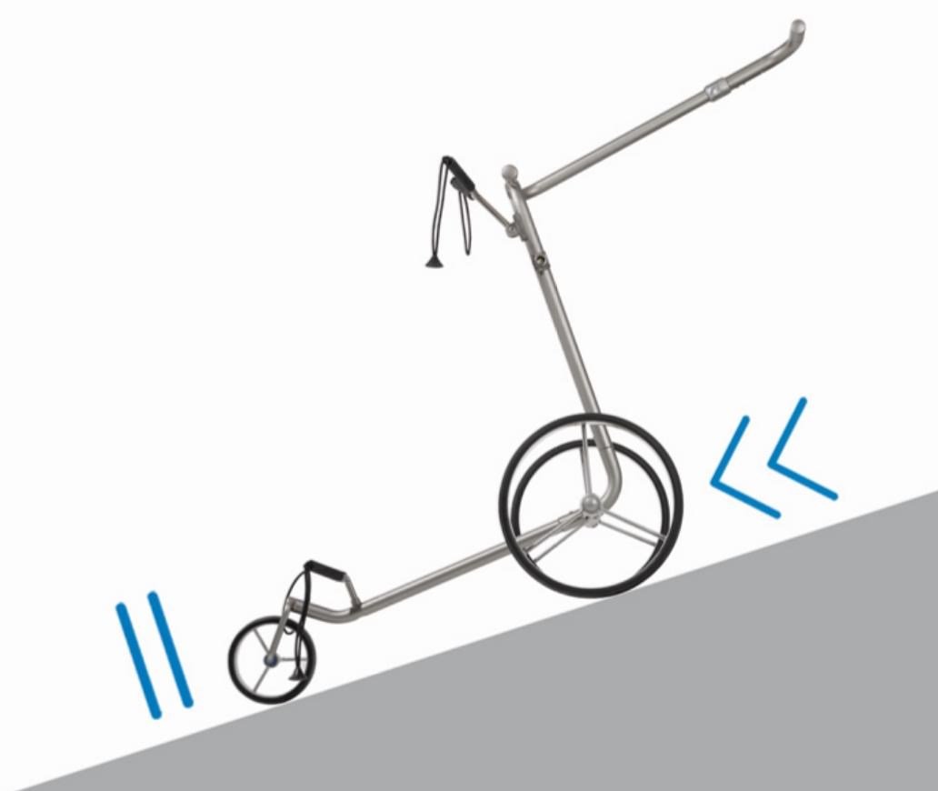 JuCad Phantom Titan 3.0 elektrische trolley, titanium