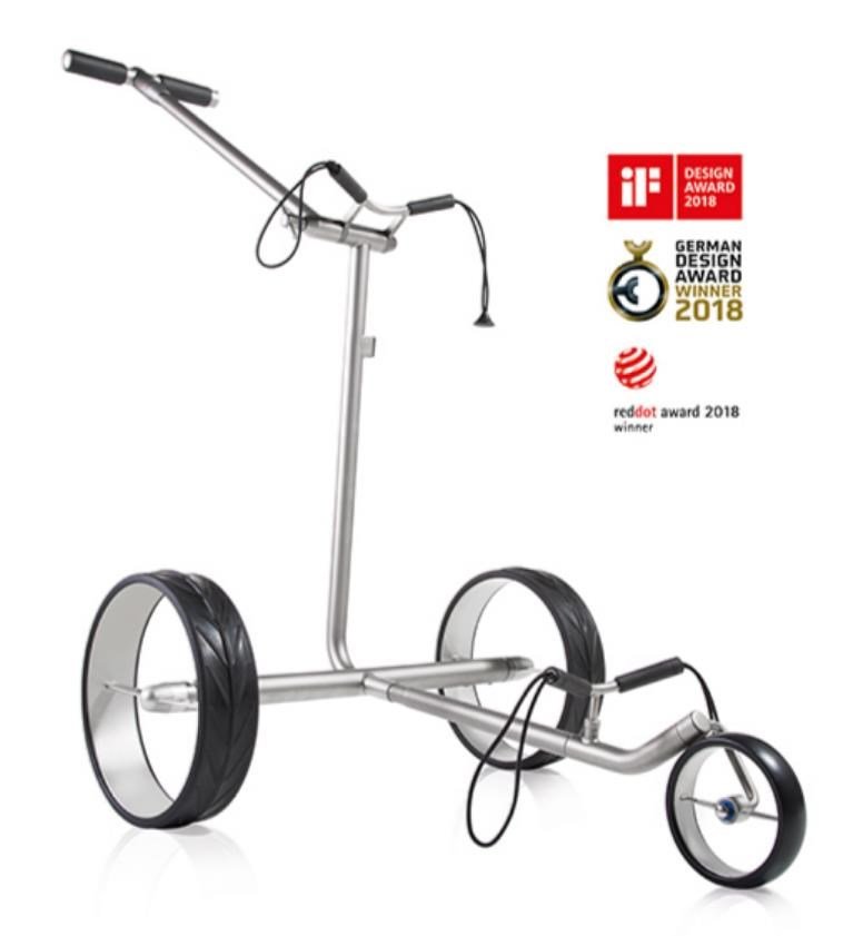 JuCad Ghost Titan 3.0 elektrische trolley, titanium