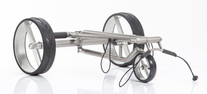 JuCad Ghost Titan 3.0 elektrische trolley, titanium