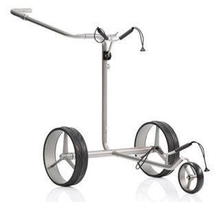 JuCad drive SL Titan Travel eX 3.0 elektrische trolley + afstandsbediening + transporttas, titanium