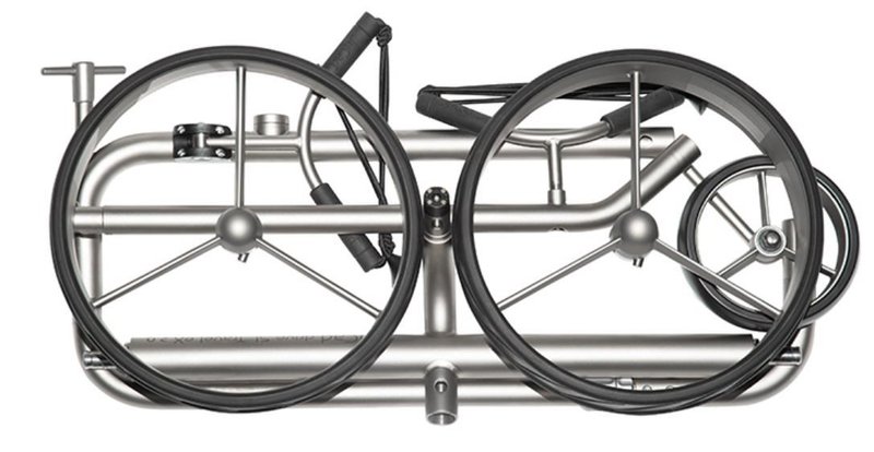 JuCad drive SL Titan Travel eX 3.0 elektrische trolley + afstandsbediening + transporttas, titanium