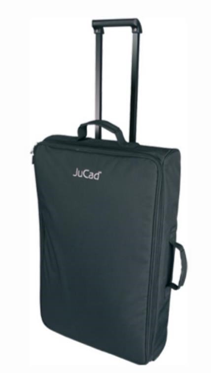 JuCad drive SL Titan Travel eX 3.0 elektrische trolley + afstandsbediening + transporttas, titanium
