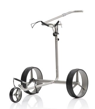 JuCad drive SL Titan Travel eX 3.0 elektrische trolley + afstandsbediening + transporttas, titanium