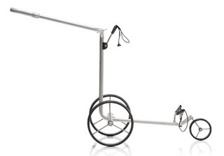 JuCad drive SL Titan Travel eX 3.0 elektrische trolley + afstandsbediening + transporttas, titanium