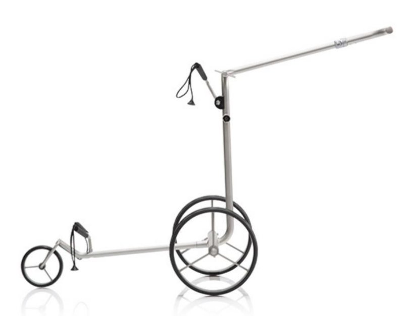 JuCad drive SL Titan Travel eX 3.0 elektrische trolley + afstandsbediening + transporttas, titanium