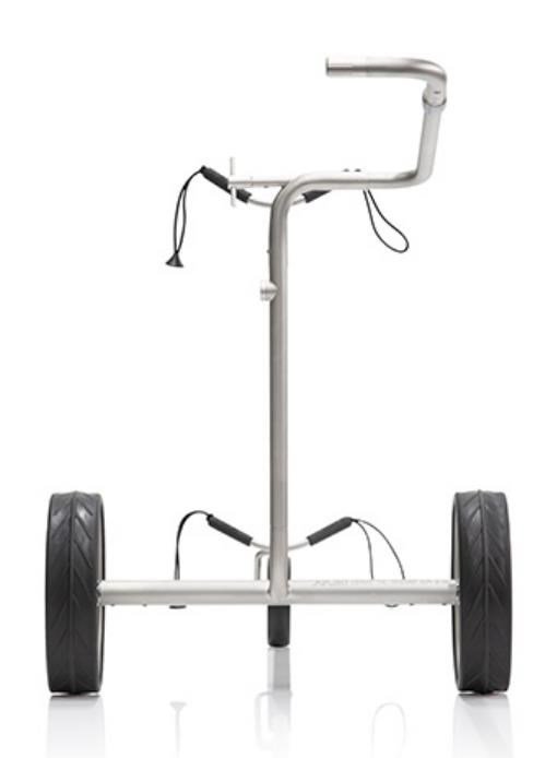 JuCad drive SL Titan Travel eX 3.0 elektrische trolley + afstandsbediening + transporttas, titanium