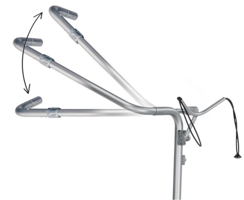 JuCad drive SL Titan Travel eX 3.0 elektrische trolley + afstandsbediening + transporttas, titanium