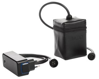 JuCad drive SL Titan Travel eX 3.0 elektrische trolley + afstandsbediening + transporttas, titanium