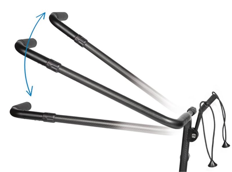 JuCad Carbon Travel Nero SV 3.0 elektrische trolley, zwart