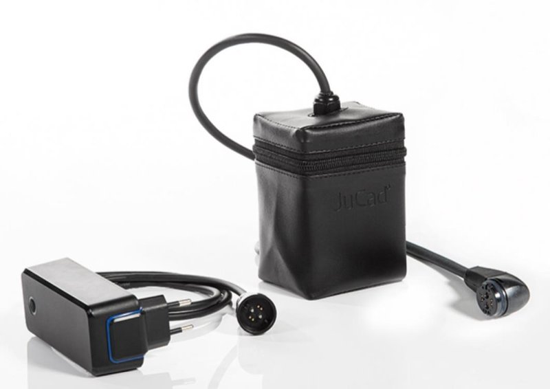 JuCad Carbon Travel Nero SV 3.0 elektrische trolley, zwart