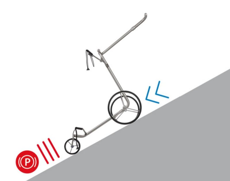 JuCad Carbon Travel Nero SV 3.0 elektrische trolley, zwart