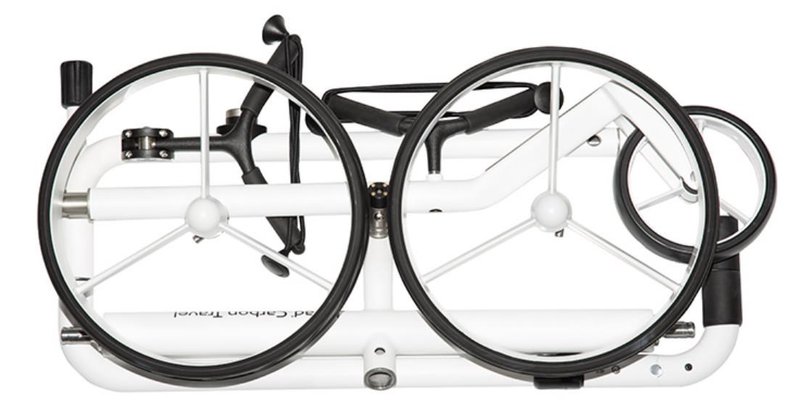 JuCad Carbon Travel Bianco SV 3.0 elektrische trolley, wit