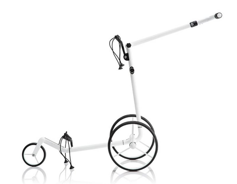 JuCad Carbon Travel Bianco SV 3.0 elektrische trolley, wit