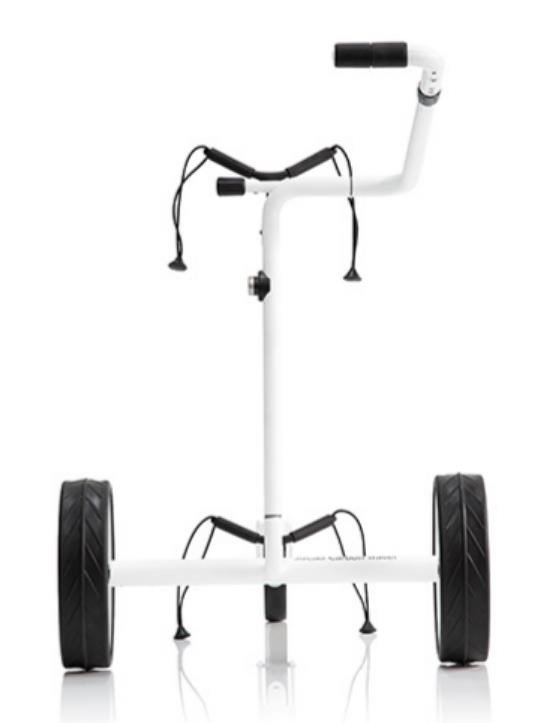 JuCad Carbon Travel Bianco SV 3.0 elektrische trolley, wit