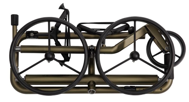 JuCad Carbon Travel Verde Black 3.0 elektrische trolley, verde black