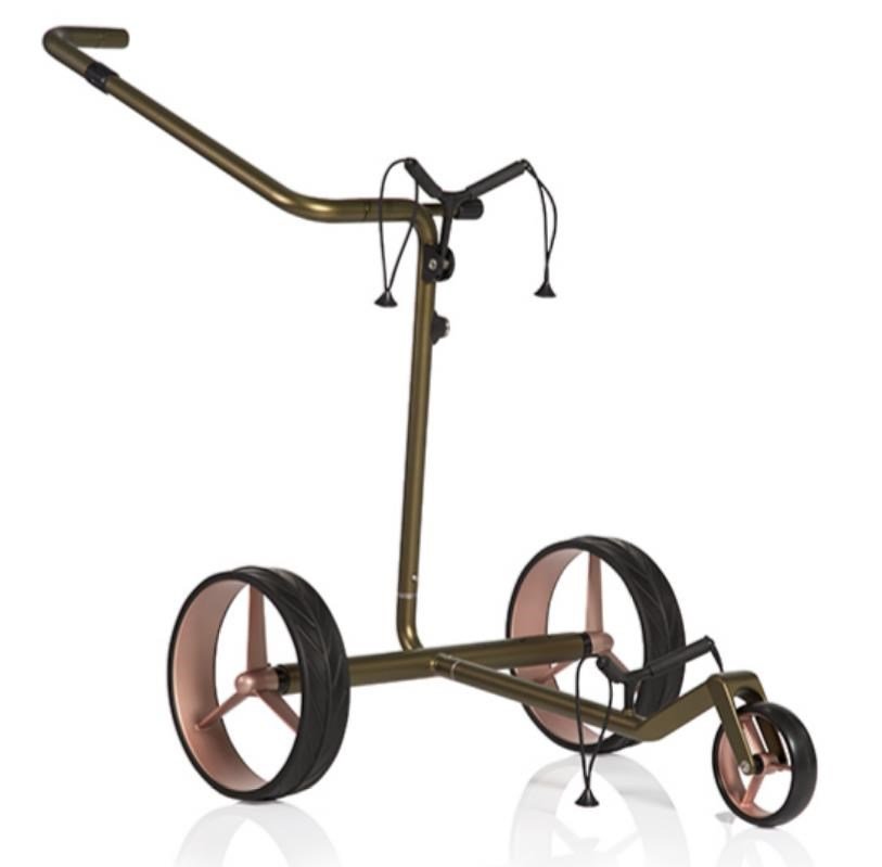 JuCad Carbon Travel Verde Rosé 3.0 elektrische trolley, roze