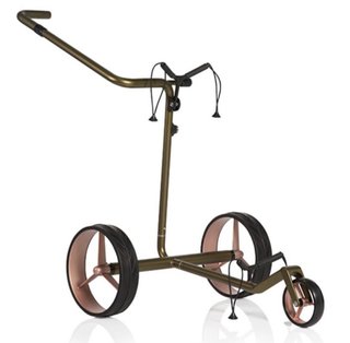 JuCad Carbon Travel Verde Rosé 3.0 elektrische trolley, roze