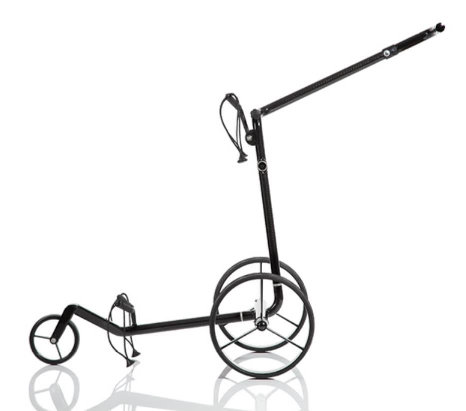 JuCad Carbon Travel 3.0 elektrische trolley, zwart