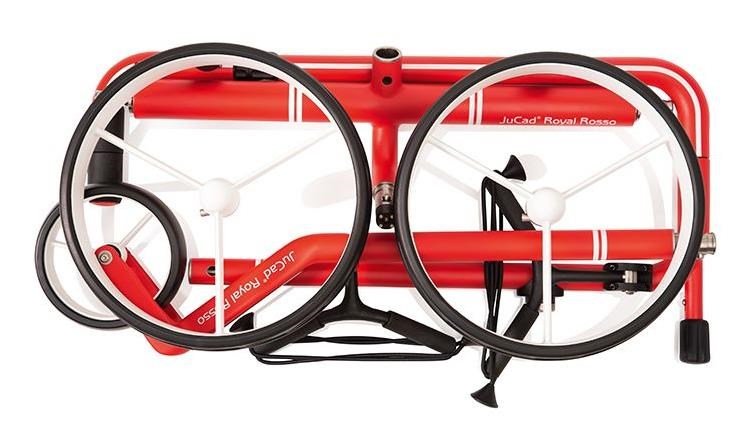 JuCad Carbon Travel Royal Rosso 3.0 elektrische trolley, rood