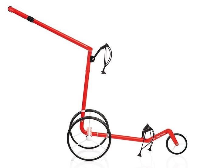 JuCad Carbon Travel Royal Rosso 3.0 elektrische trolley, rood