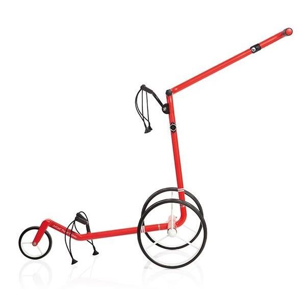 JuCad Carbon Travel Royal Rosso 3.0 elektrische trolley, rood