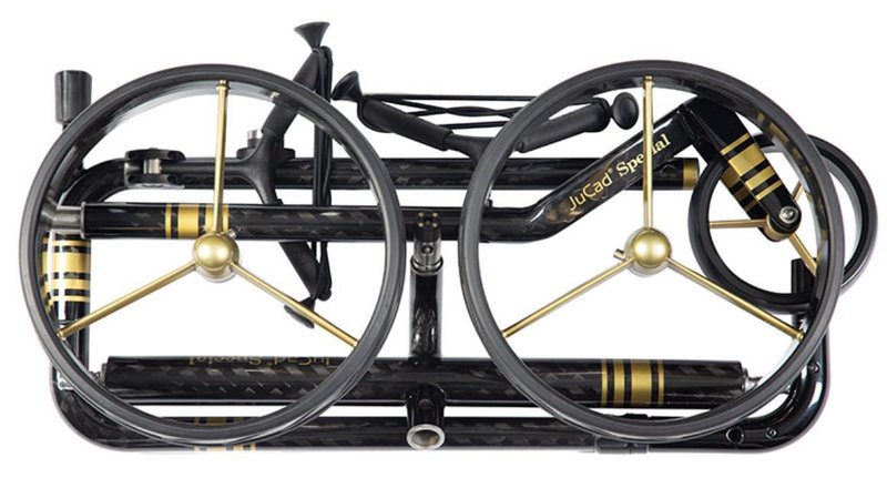 JuCad Carbon Travel Special 3.0 elektrische trolley, zwart