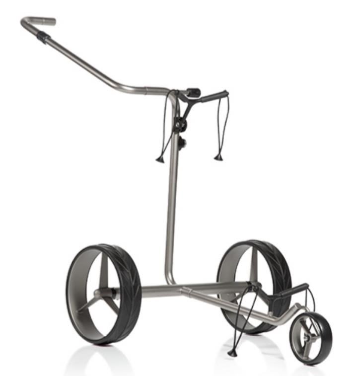 JuCad drive Stainless Steel 3.0 elektrische trolley, zilver