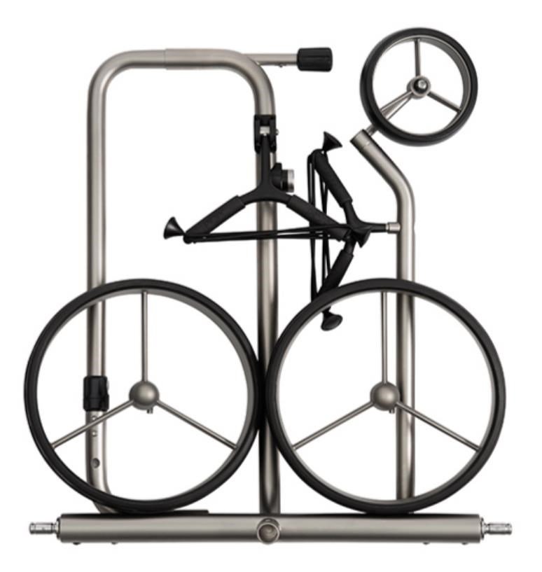 JuCad drive Stainless Steel 3.0 elektrische trolley, zilver