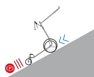 JuCad drive Stainless Steel 3.0 elektrische trolley, zilver