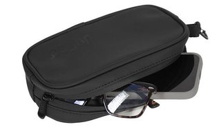 JuCad JuCad golf bag clip-on bag, leather design tas, zwart