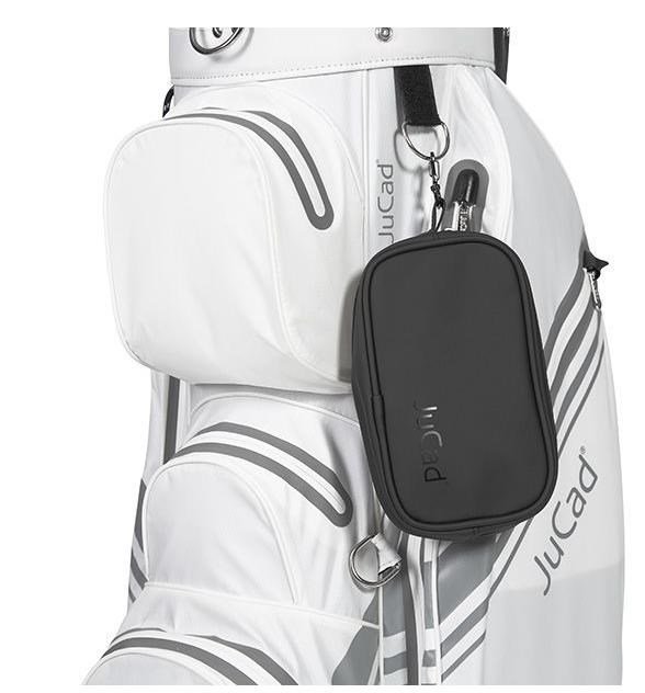 JuCad JuCad golf bag clip-on bag, leather design tas, zwart