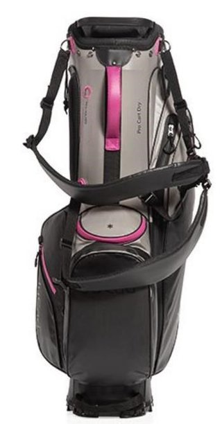 JuCad Bag 3in1 Pro Dry cart bag, zwart/grijs/roze