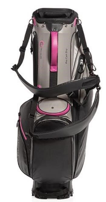 JuCad Bag 3in1 Pro Dry cart bag, zwart/grijs/roze