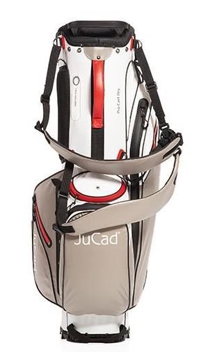 JuCad Bag 3in1 Pro Dry cart bag, wit/grijs/rood