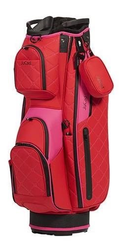 JuCad First Class cart bag, rood/roze