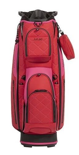 JuCad First Class cart bag, rood/roze