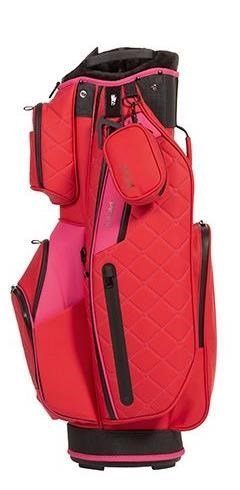 JuCad First Class cart bag, rood/roze