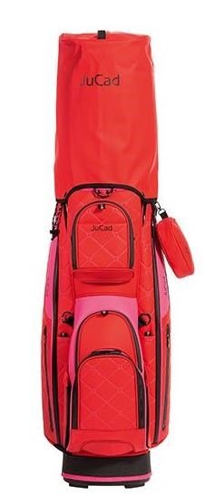 JuCad First Class cart bag, rood/roze