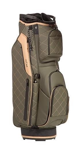JuCad First Class cart bag, donkergroen/beige