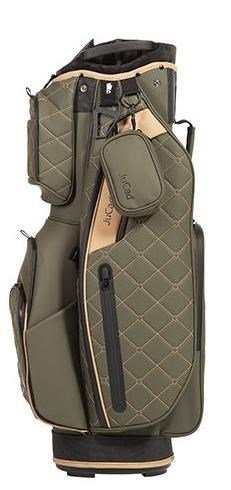 JuCad First Class cart bag, donkergroen/beige