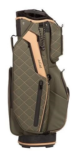 JuCad First Class cart bag, donkergroen/beige