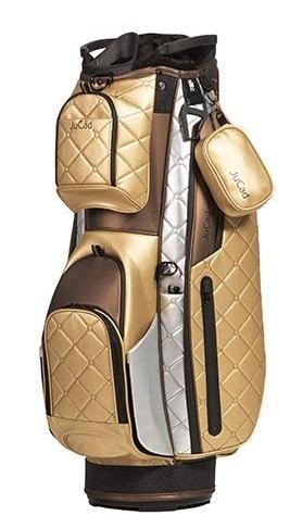 JuCad First Class cart bag, goud/zilver/bruin