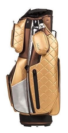 JuCad First Class cart bag, goud/zilver/bruin