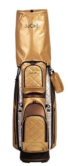 JuCad First Class cart bag, goud/zilver/bruin