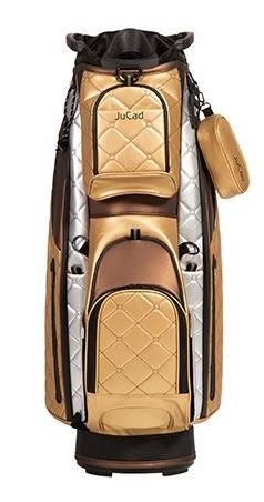 JuCad First Class cart bag, goud/zilver/bruin