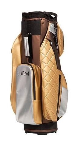 JuCad First Class cart bag, goud/zilver/bruin