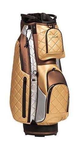 JuCad First Class cart bag, goud/zilver/bruin